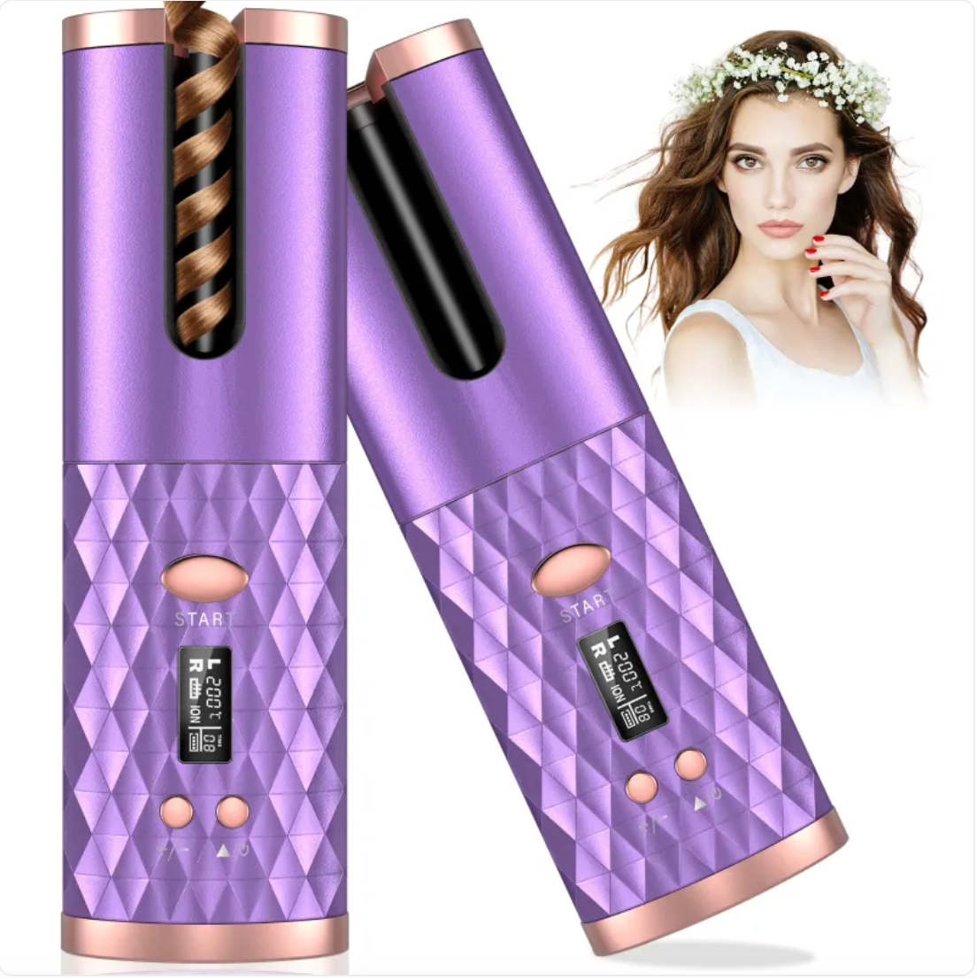 AutoCurl Pro™ Automatic Cordless Hair Curler
